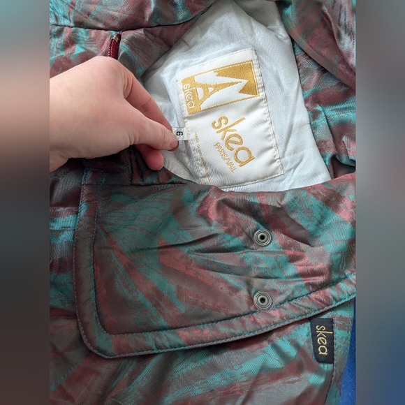 Skea Paris-Vail One Piece Ski Snowboard Suit Womens 6 80s Shimmer Belted (Rare) - Picture 14 of 14